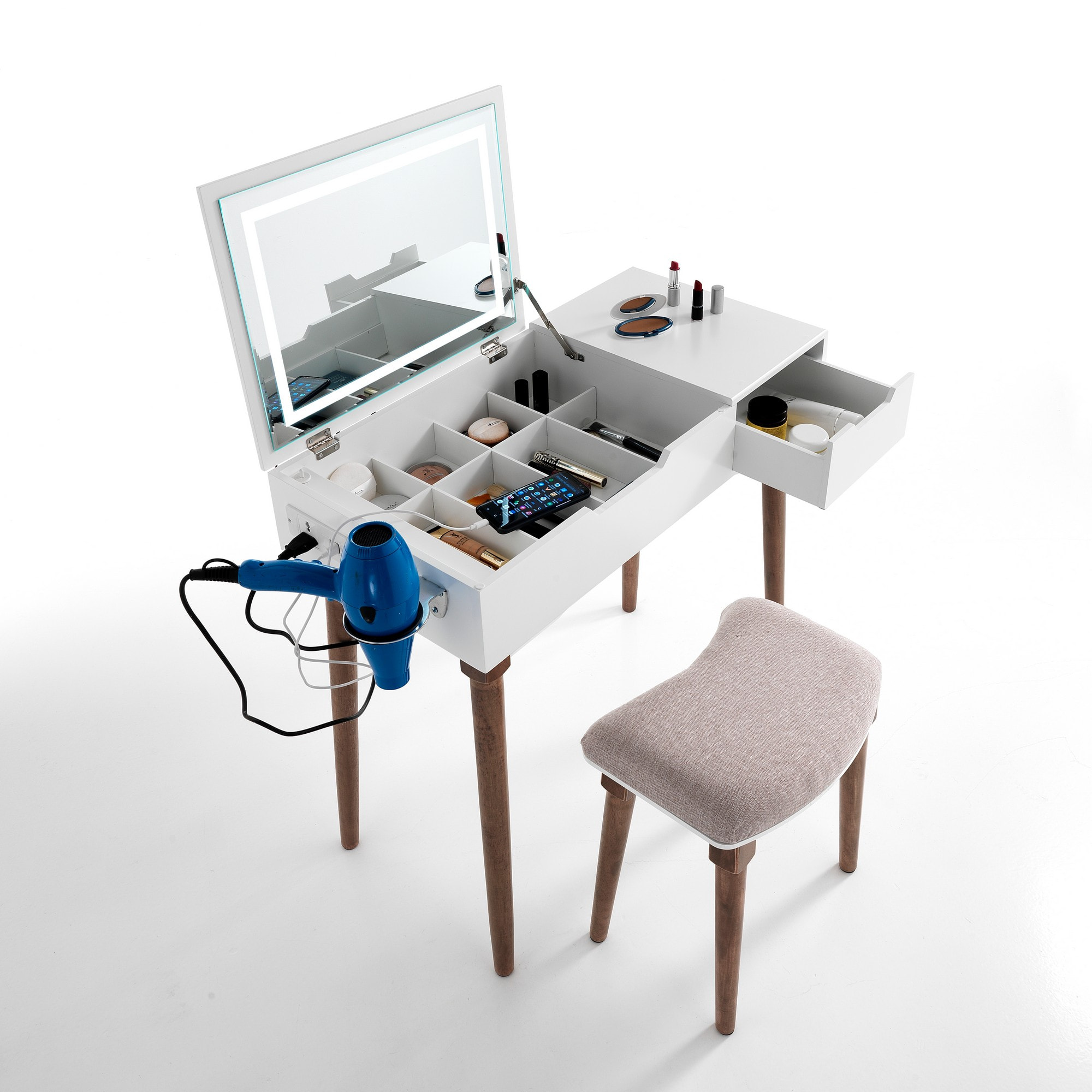 Tomasucci COFFRE console / toilette Blanc