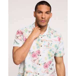 Camisa Manga Corta Blanco - Deuce