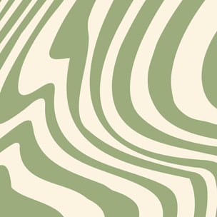 Tableau ondulations vert sauge Toile imprimée