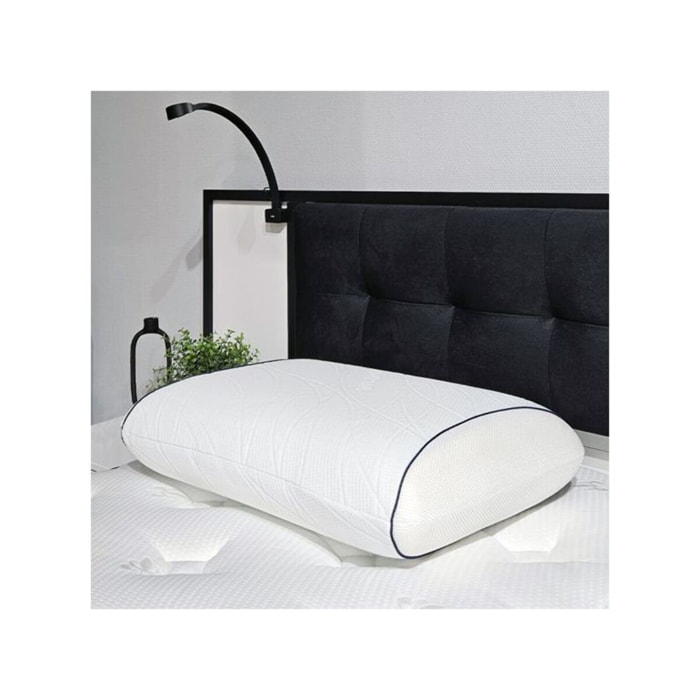 Oreiller 60 x 40 cm gel OXYGEL™ et mousse à mémoire de forme - OXY