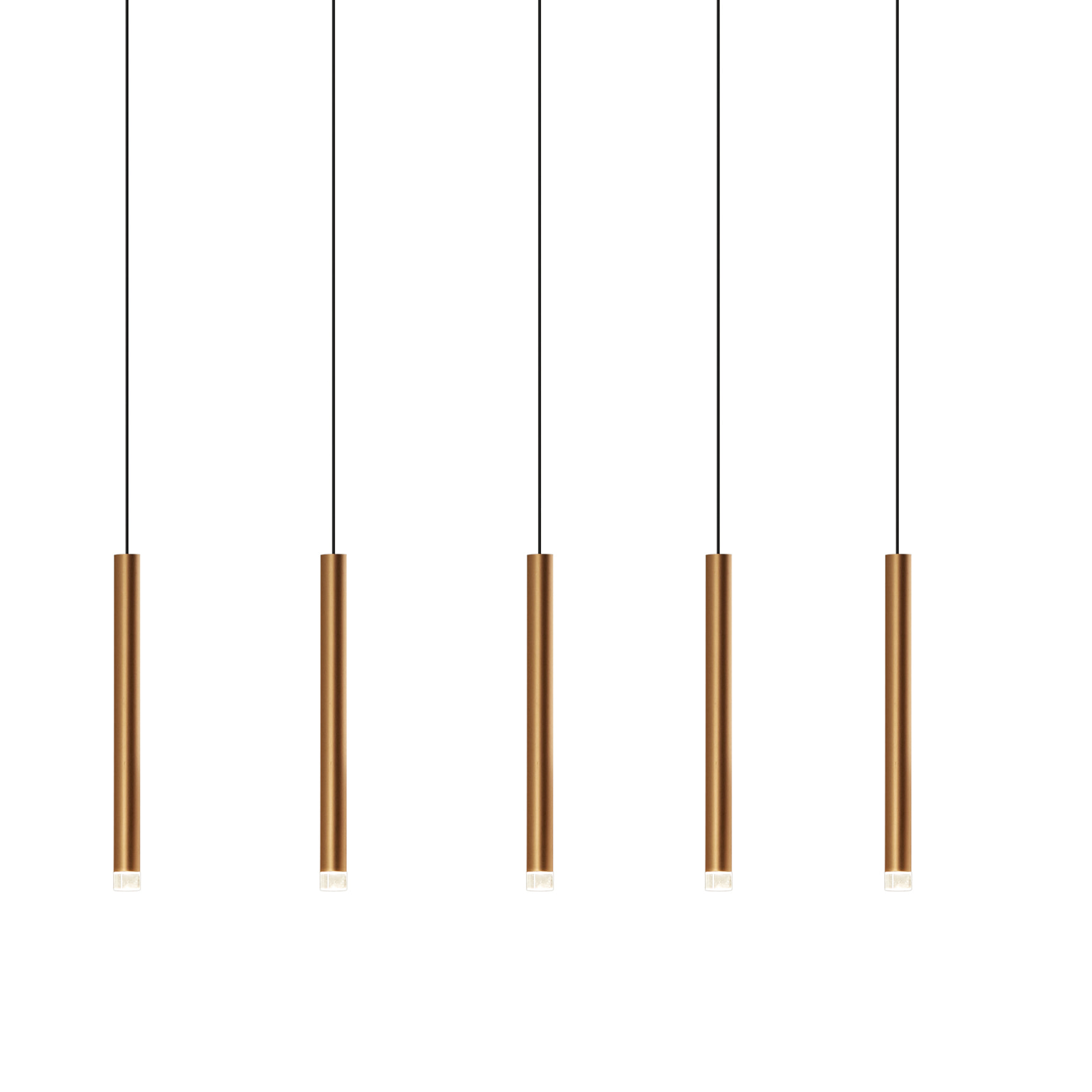 LEDS C4 Candle - Lámpara Colgante LED 4.8W Blanco Cálido 2700K Y 226 Lúmenes. Latonado