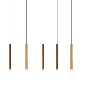 LEDS C4 Candle - Lámpara Colgante LED 4.8W Blanco Cálido 2700K Y 226 Lúmenes. Latonado