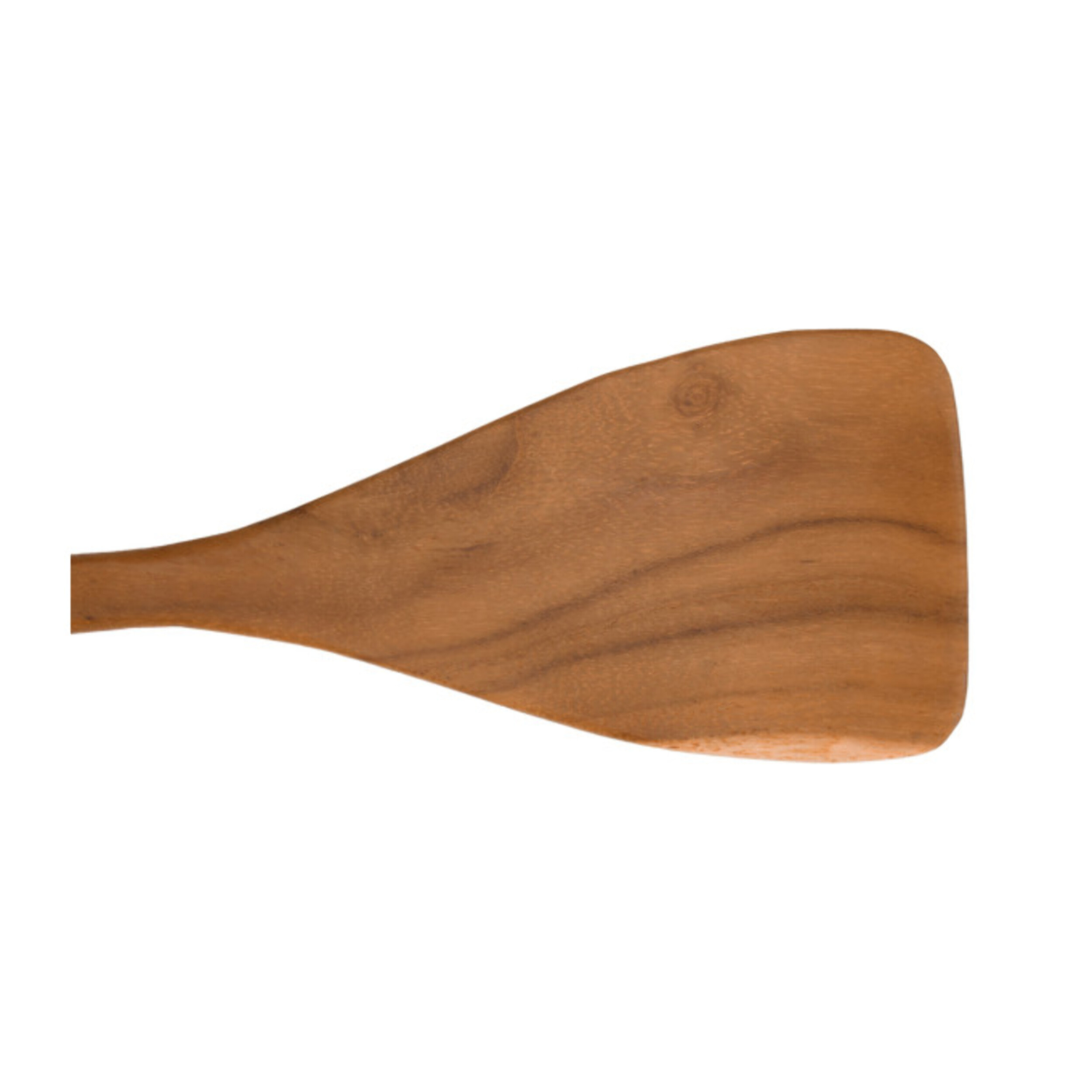 Spatule de cuisine 30 cm en bois de teck artisanal - RAFIK