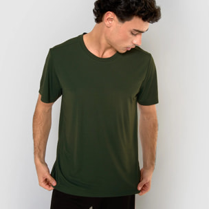 Camiseta deportiva técnica hombre lisa