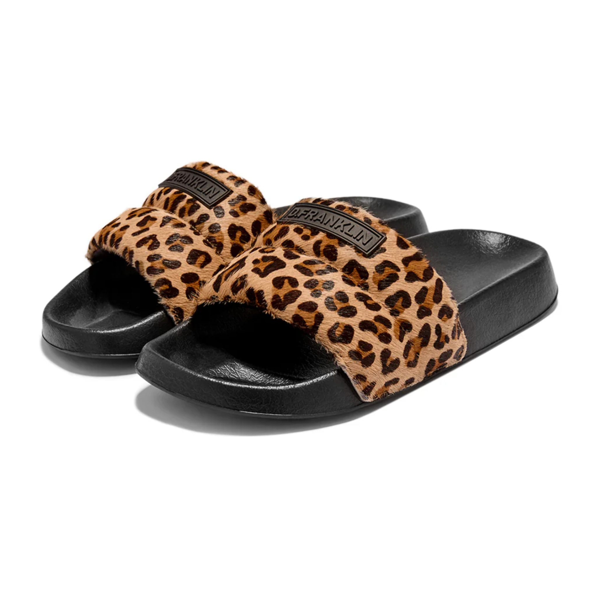 Chanclas Venice Mujer Piel con Estampado Animal