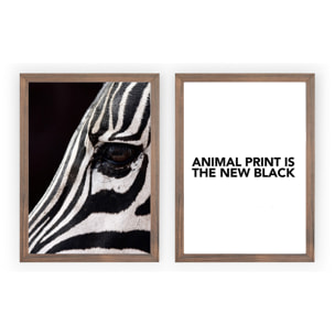 Pack Posters Animal Print Hauteur: 46 Longueur: 33.7 Largeur: 2