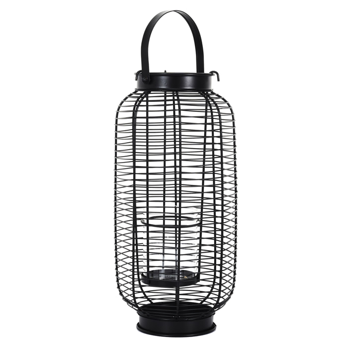 Lanterne En Metal Filaire H42.5cm