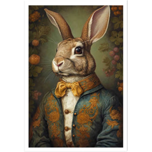 Affiche enfant mister lapin  Affiche seule