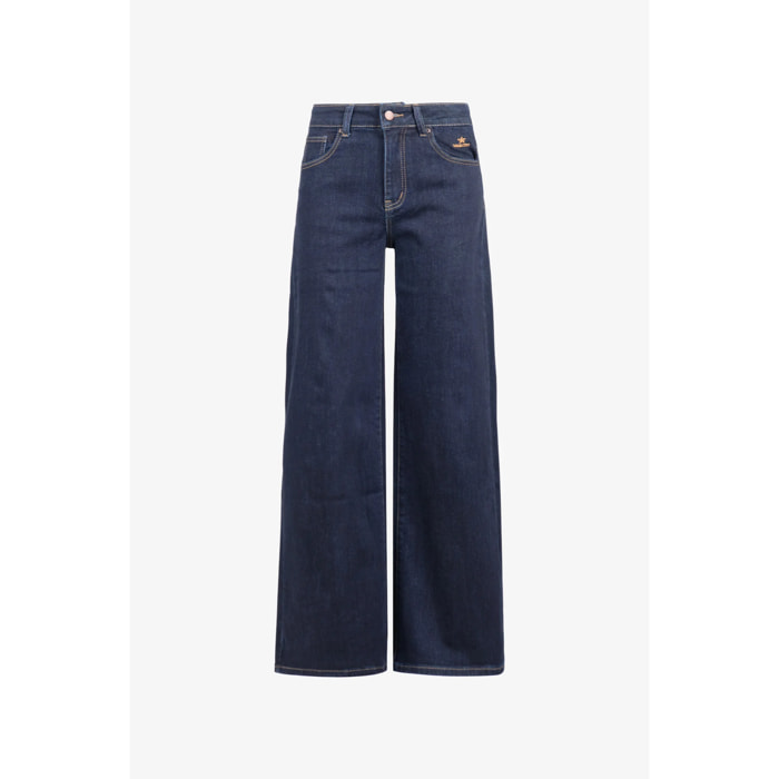 Jeans Donna W5D918 Esercito a palazzo