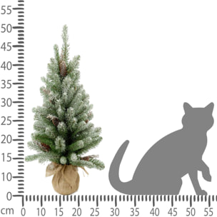 Abete Natalizio - Pezzi 3 - 27xH48x27cm - Bianchi Dino SpA