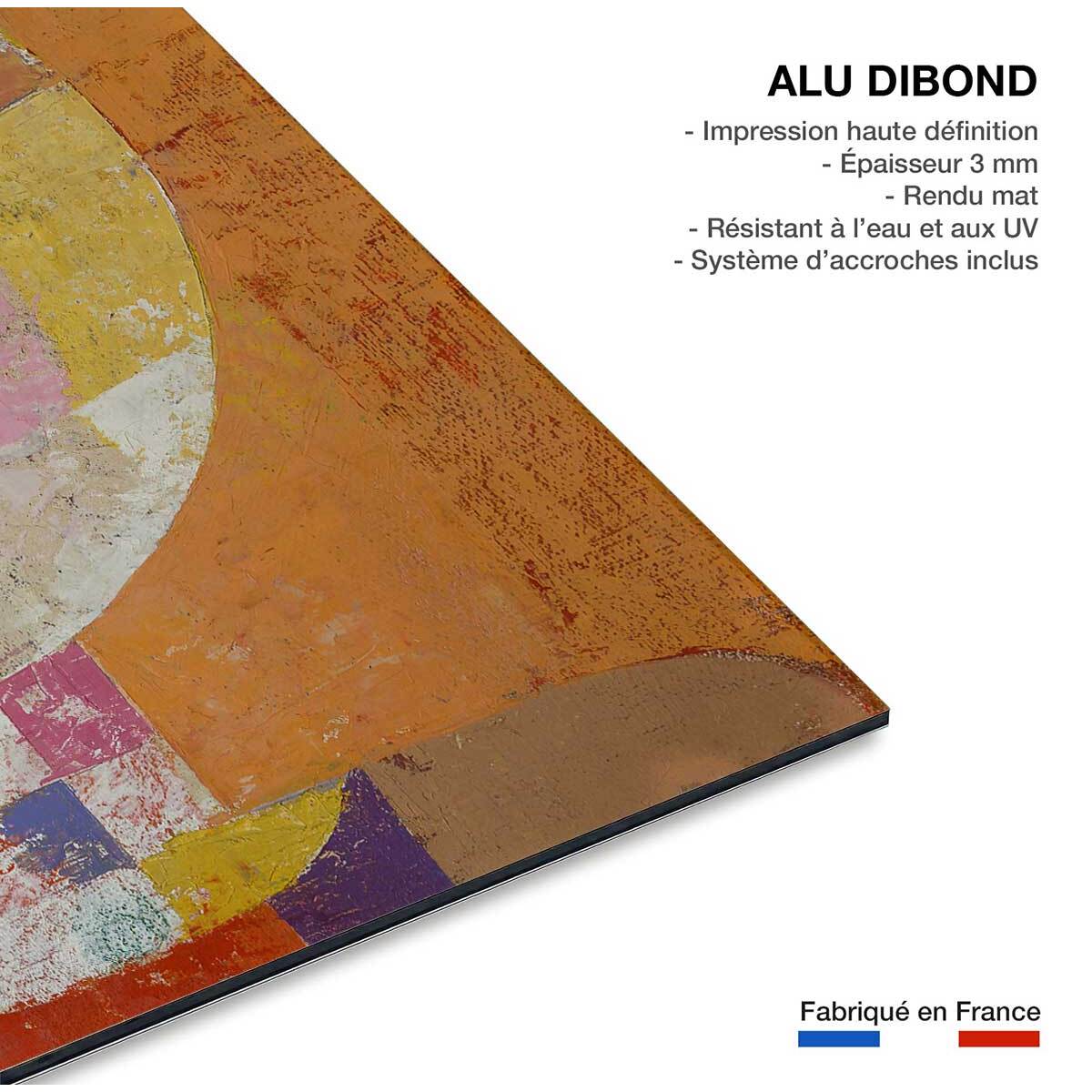 Tableau d'art classique Senecio de Paul Klee Tableau alu Dibond