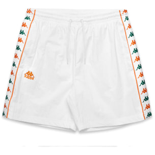 Kappa - Pantaloni Corti Uomo Bianco - 222 Banda Nardo