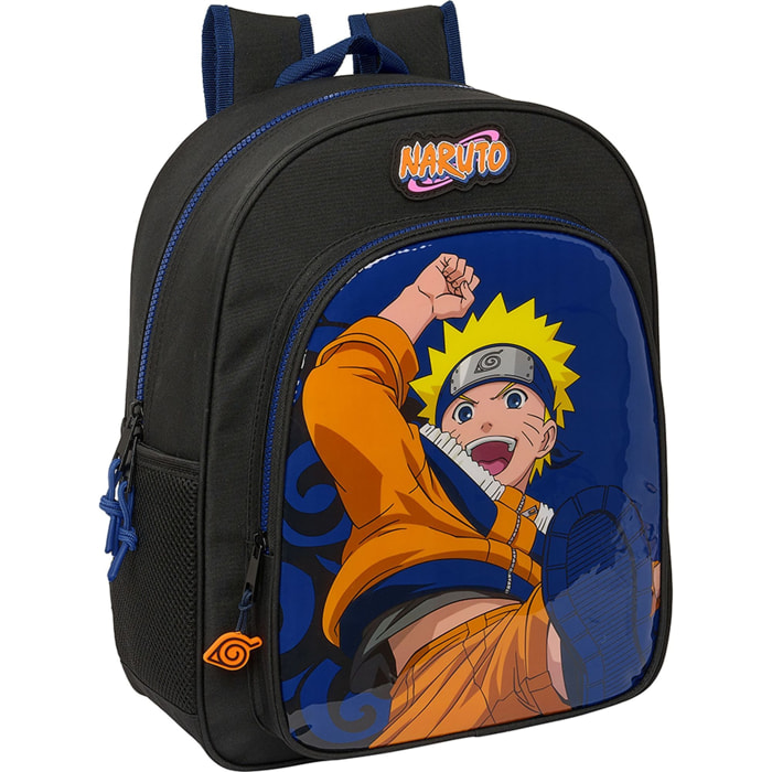 Mochila junior adapt.carro naruto "ninja"
