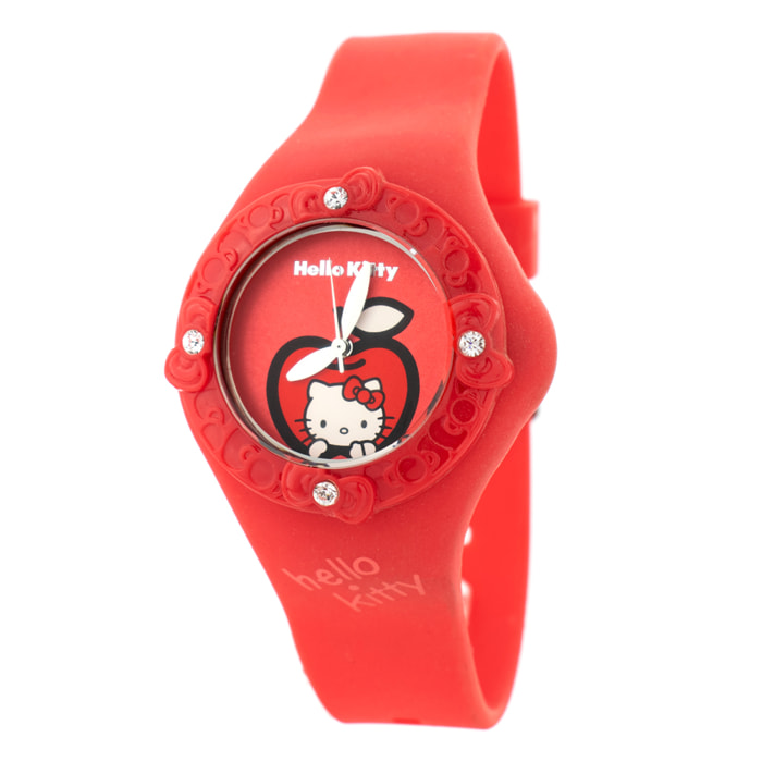 Reloj Hello Kitty HK7158LS-18 Mujer Analogico Cuarzo con Correa de Caucho