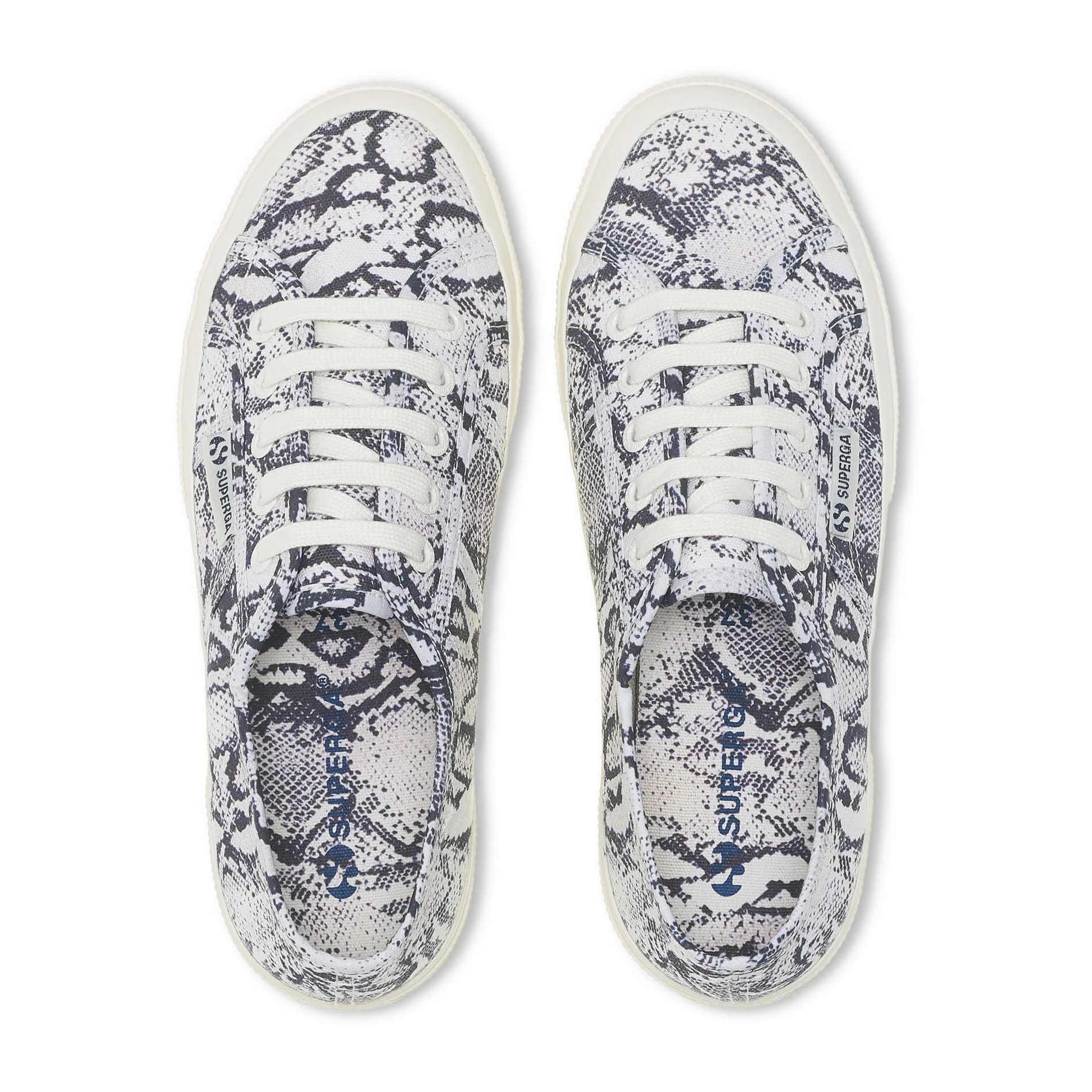Le Superga Uomo Donna Bianco 2750 PRINT