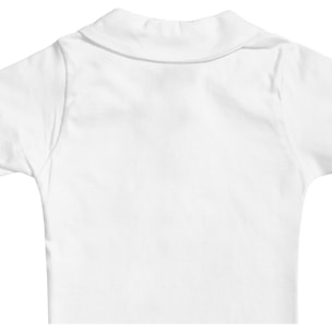 Body bebé manga corta cuello pico