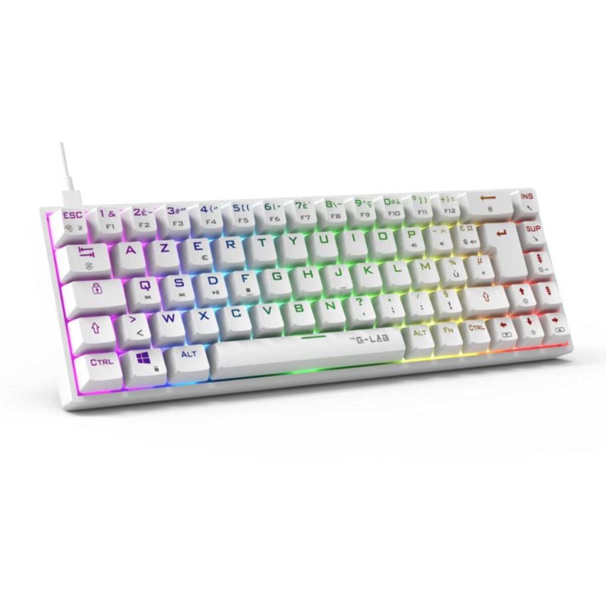 Clavier gamer THE G-LAB KEYZ TITAN W FR
