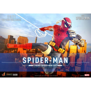 Spider-man Videogame Masterpiece Action Figura 1/6 Cyborg Spider-man Suit 2021 Toy Fair Esclusiva Hot Toys