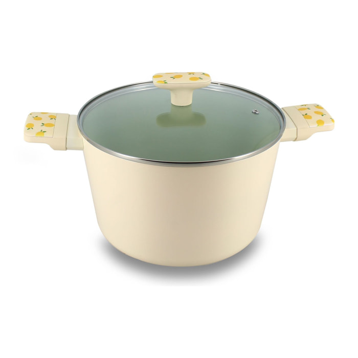 Faitout 24cm en aluminium citron - tous feux CITRON