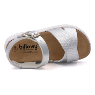 Sandalia BILLOWY PLATEADO