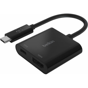 Adaptateur HDMI/USB-C BELKIN USB-C HDMI 60W Noir