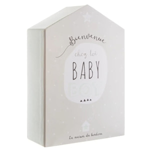 Coffret de naissance souvenirs maison 10 tiroirs PPR