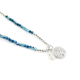 Collar Lux by Lux acabado en rodio