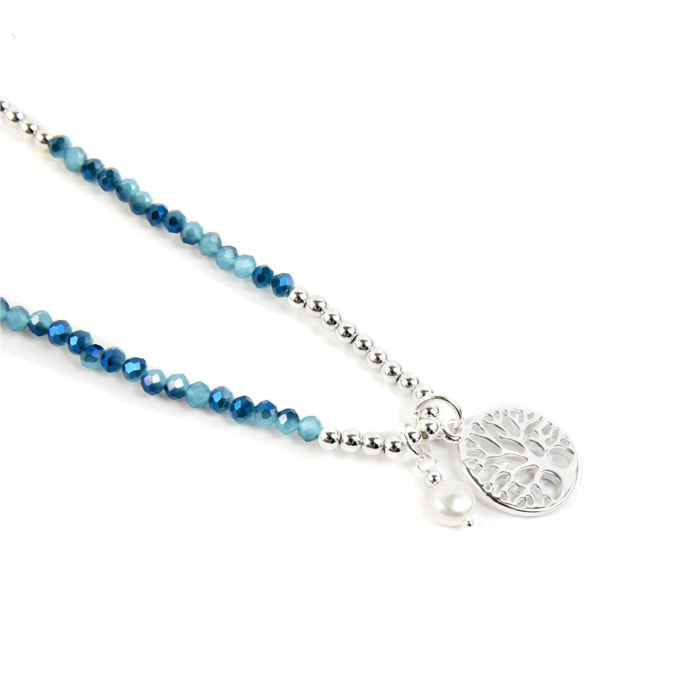 Collar Lux by Lux acabado en rodio