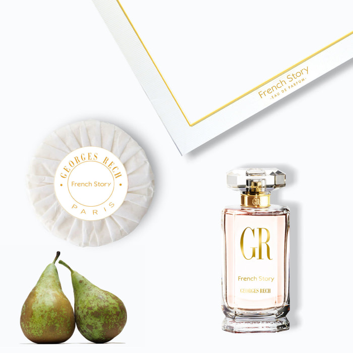 French Story - Coffret Eau de Parfum 100 ml + Savon