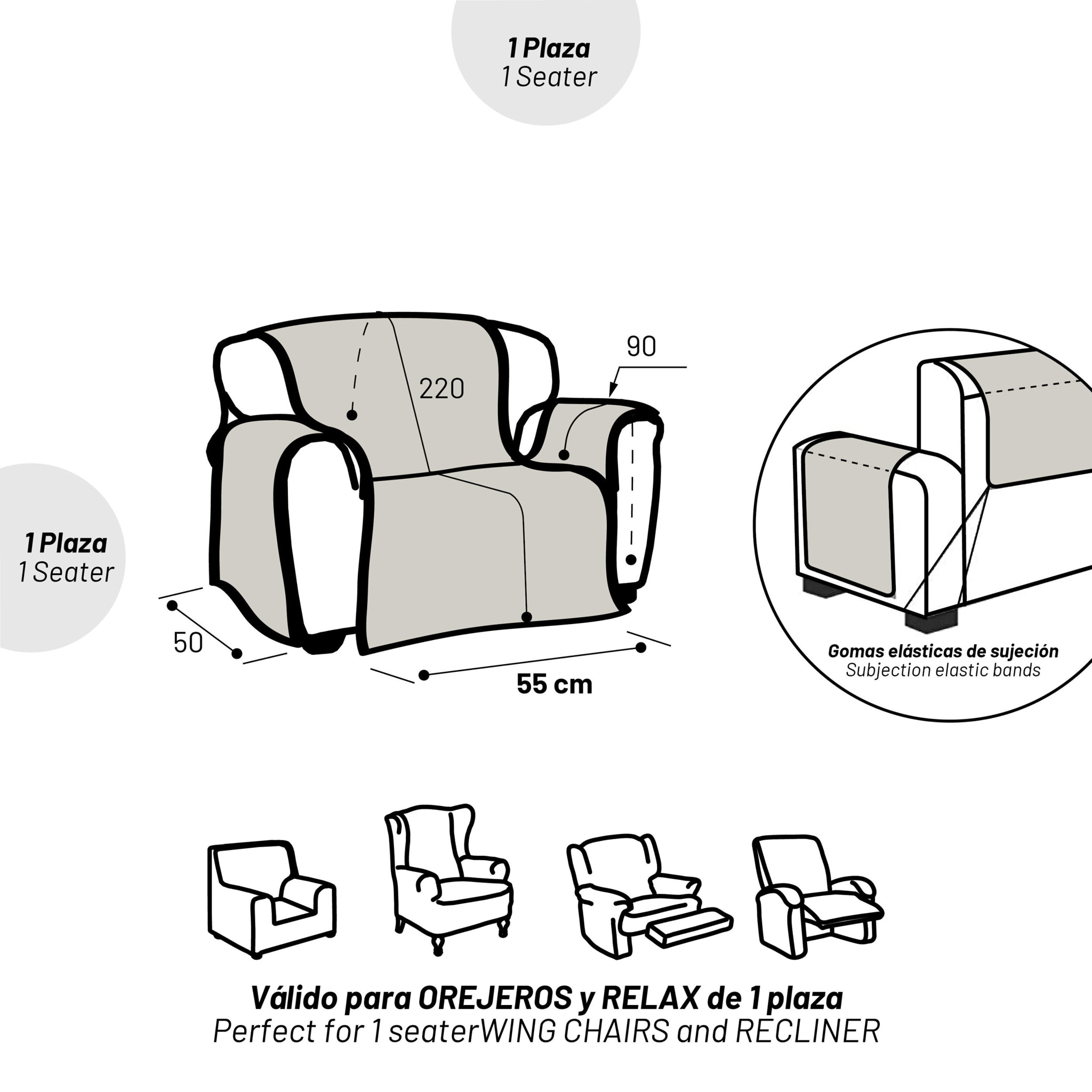 Cubre SOFÁ modelo TIBET