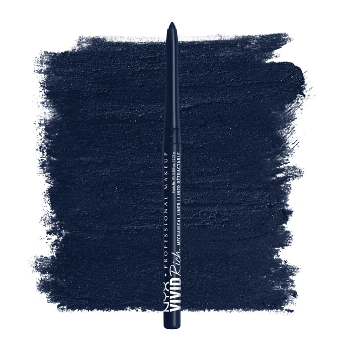 NYX Professional Makeup Crayon Eyeliner Rétractable Vivid Rich Mechanical Sapphire Bling