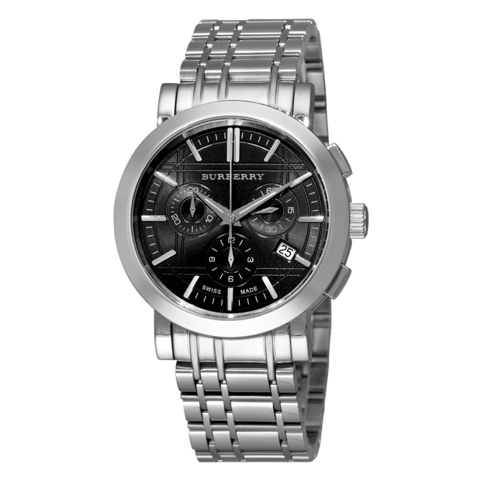 Reloj Burberry BU1360 Hombre Analogico Cuarzo con Correa de Acero inoxidable