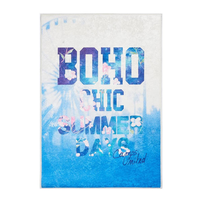 Tapis imprimé Kigo lavable en machine à 30°C