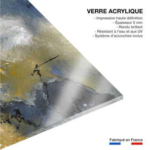 Tableau art abstrait nuances de gris Tableau plexiglas