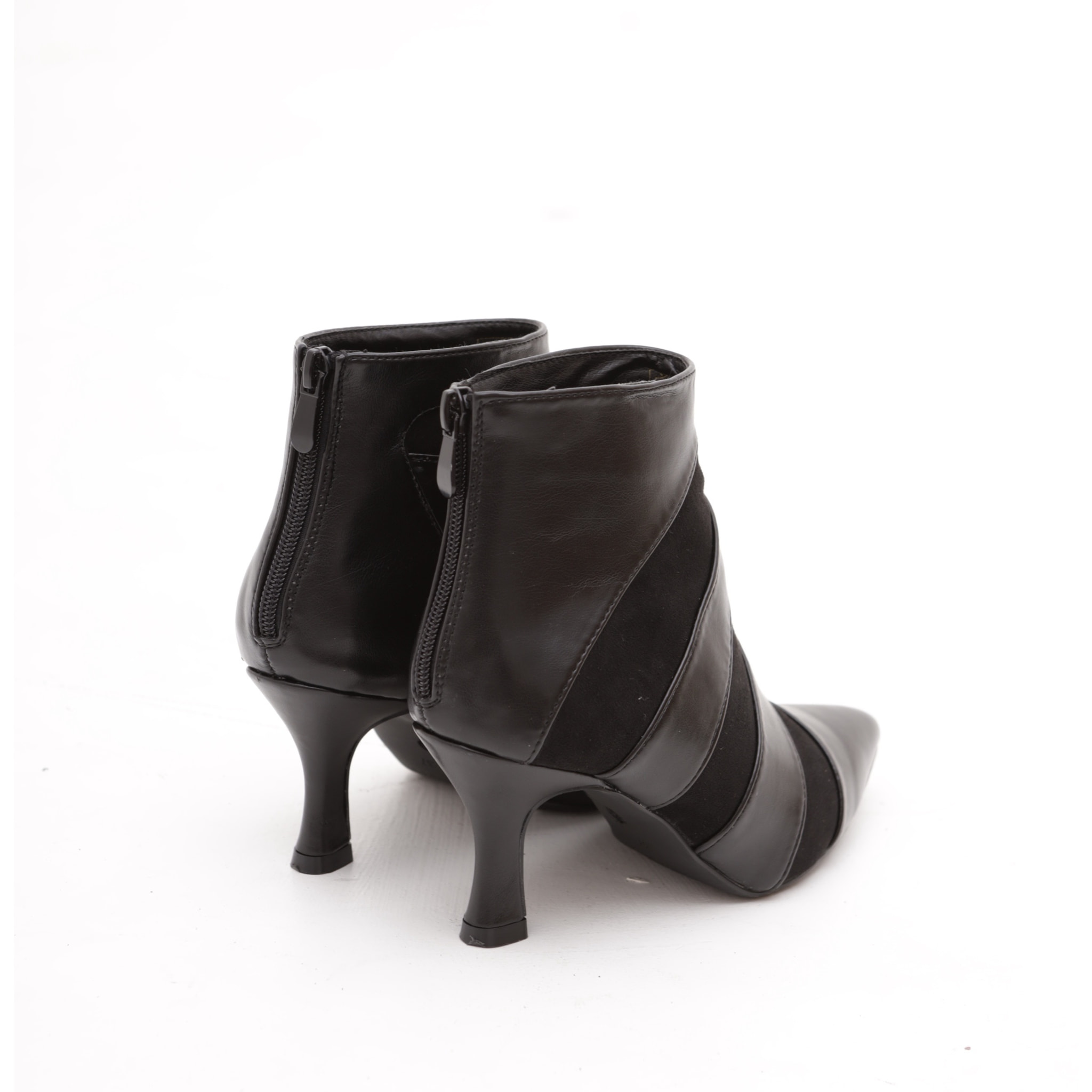 TRONCHETTO BASSO STRIPES NERO