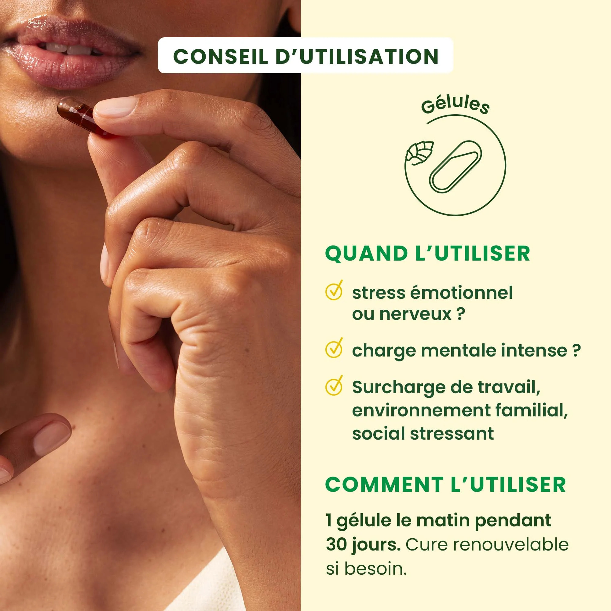 Herbalgem- Complément alimentaire Relax - 30 GELULES