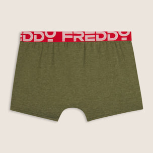 Boxer Uomo con Elastico Jacquard Colorato e Maxi Logo