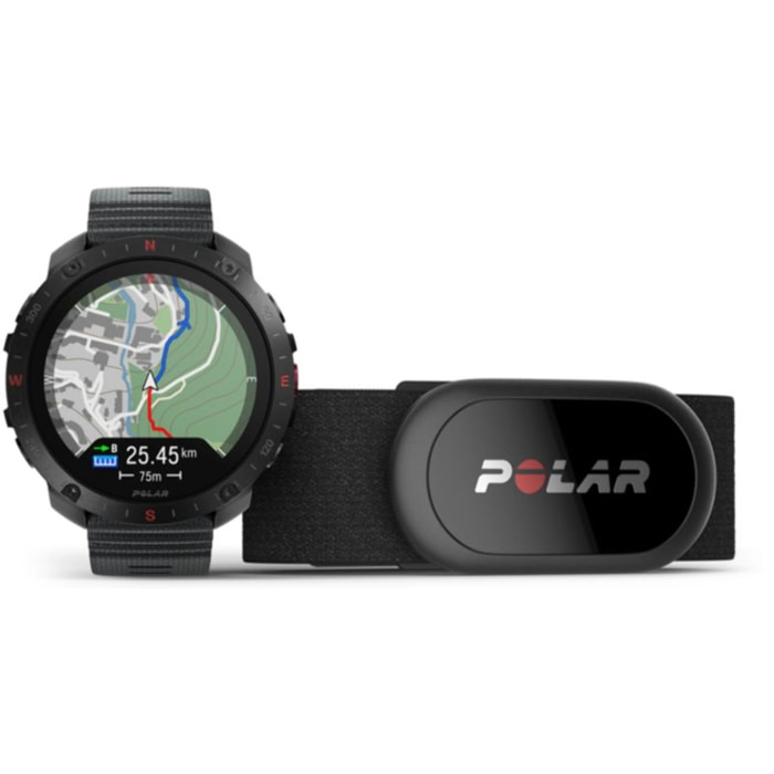 Montre sport POLAR GRIT X2 PRO Night Black S-L + H10