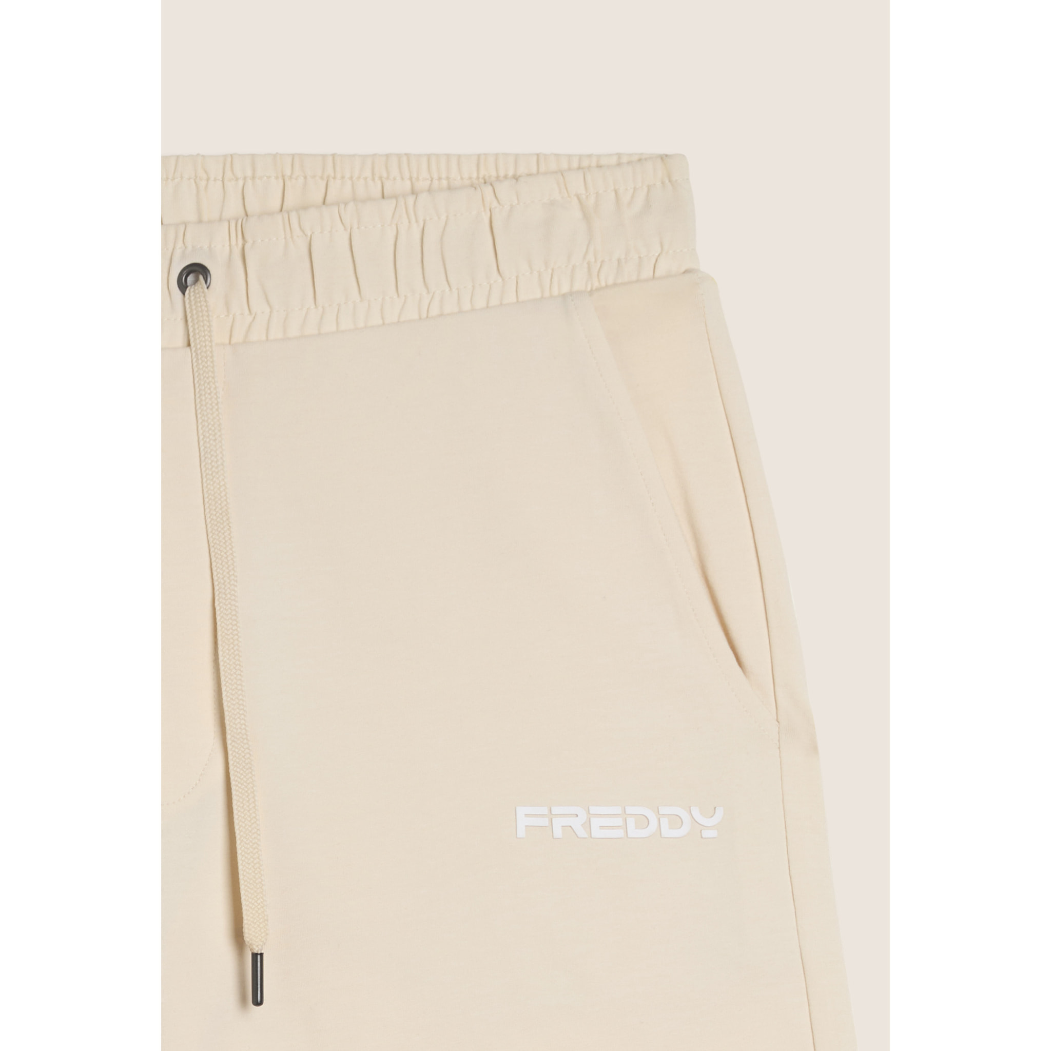 Pantaloni corti a metà coscia in jersey stretch