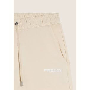 Pantaloni corti a metà coscia in jersey stretch