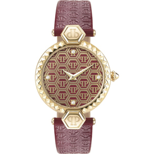 Orologio Philipp Plein COUTURE Pelle Bordeaux