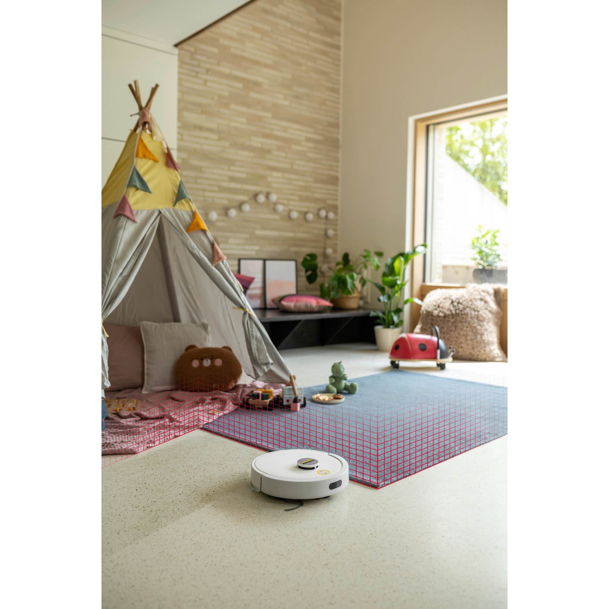 Aspirateur robot laveur KARCHER RVC3 Comfort EXTRA - Puissance 15000Pa - station de vidange auto - cartographie