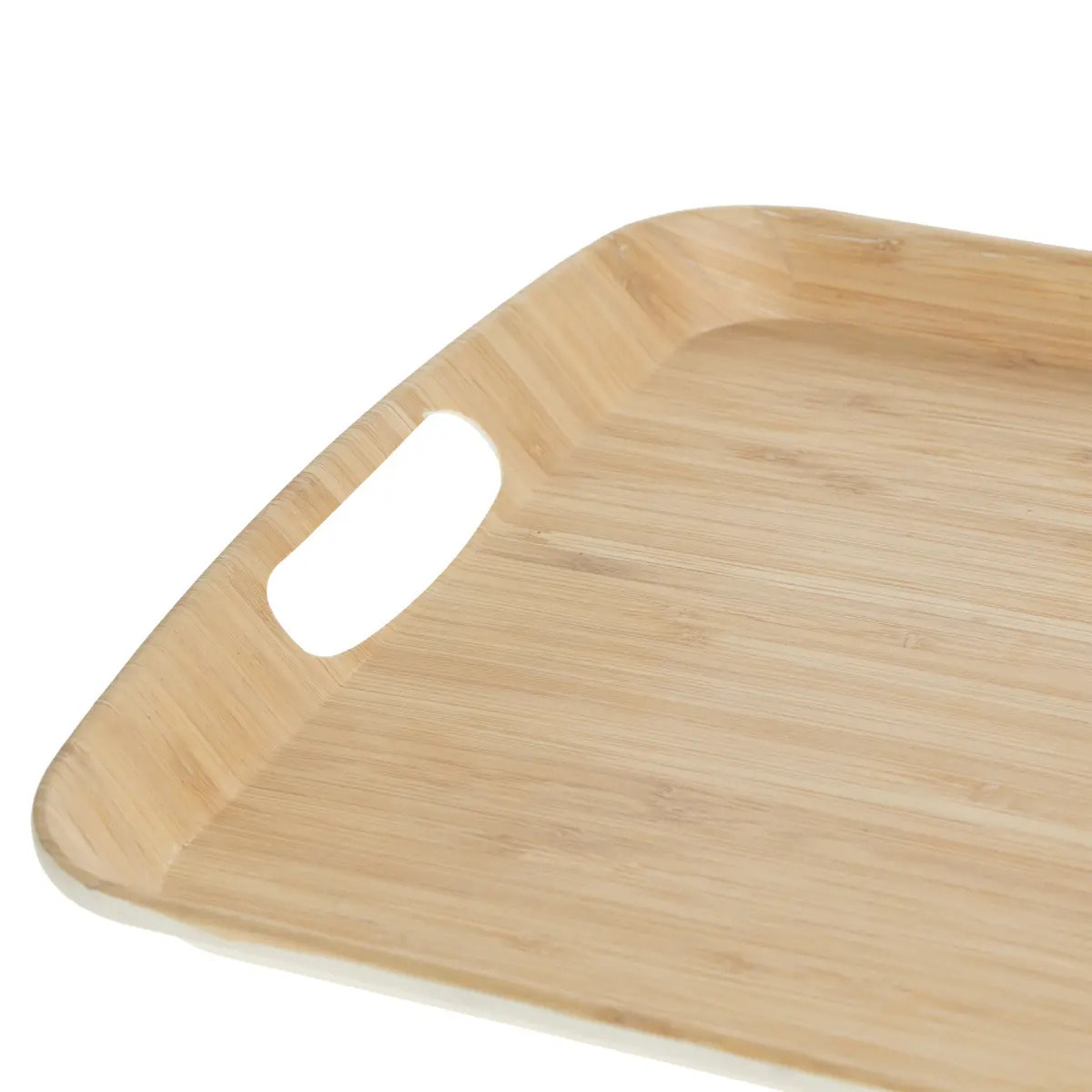 Plateau 38x26cm effet bambou