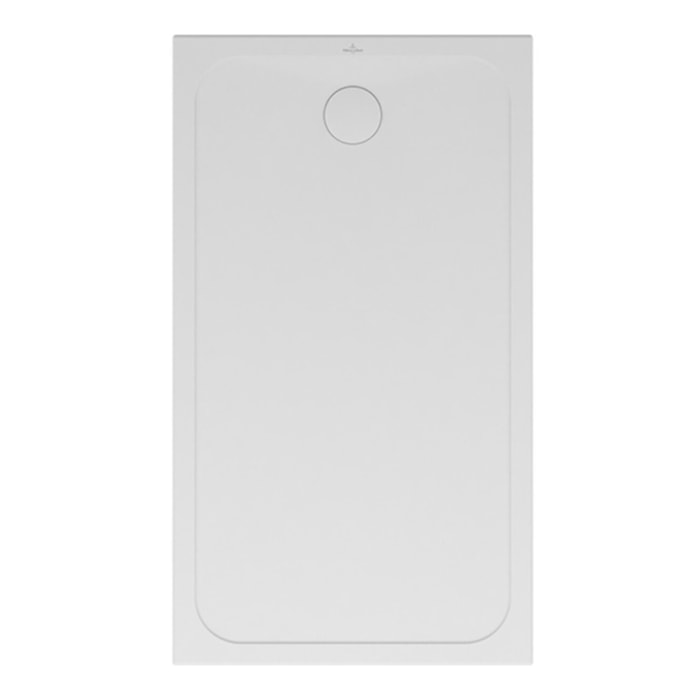 Receveur antidérapant Lifetime Plus Cerasoft céramique blanc