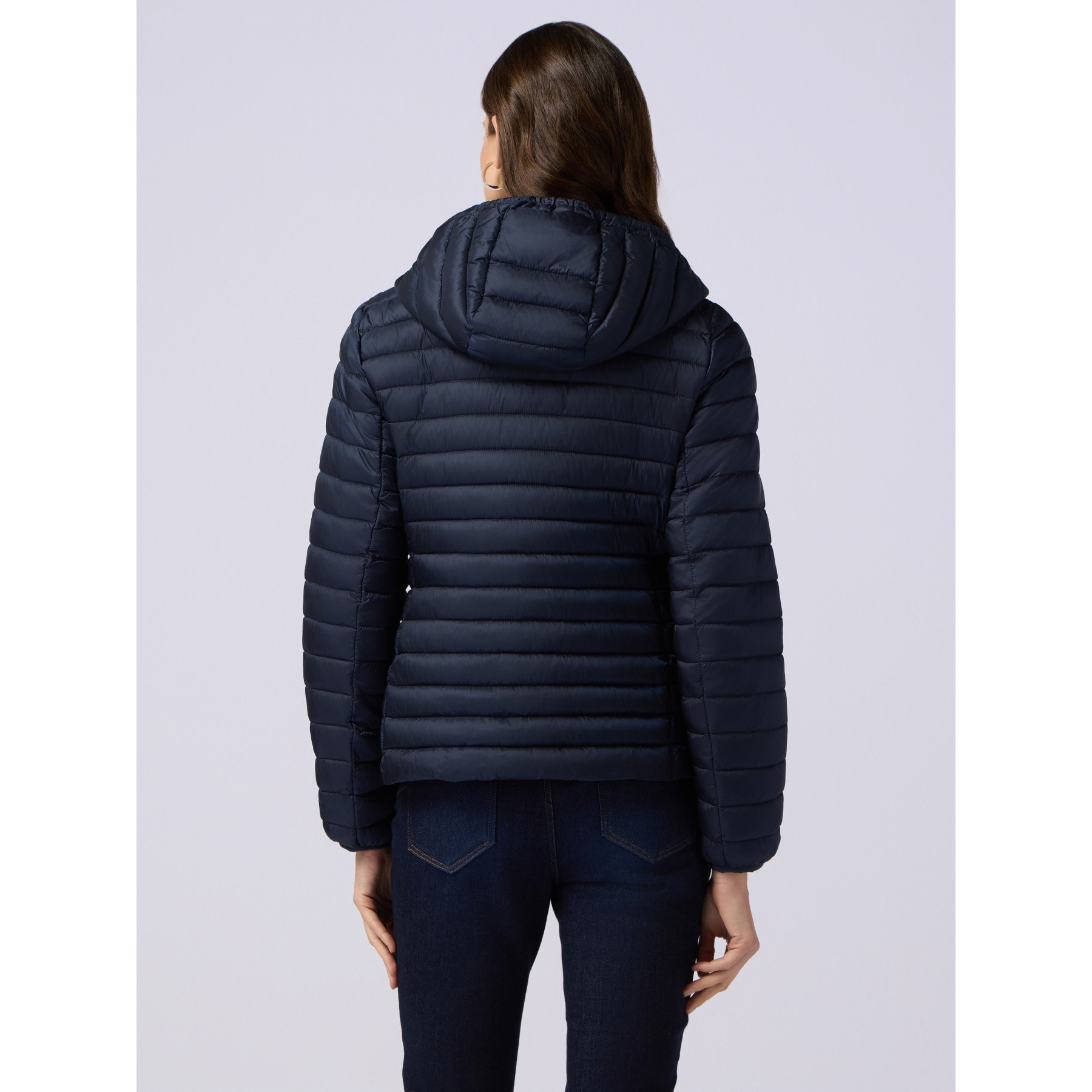 Oltre - Piumino lightweight con cappuccio staccabile - Blu