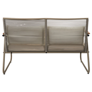 Salon De Jardin Palma Beige 4 Pcs