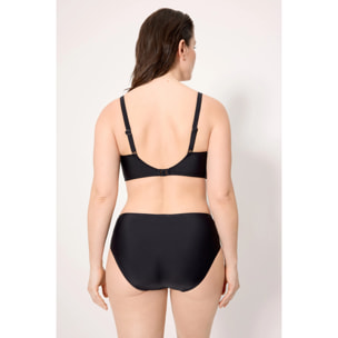 Top bikini contenitivo Nero