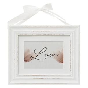 Cadre photo "Ruban" bois 17x12cm