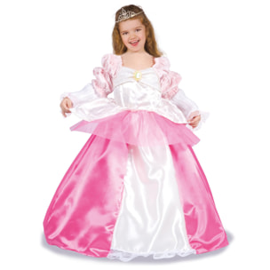 Principessina Bella Addormentata Costume Carnevale Rosa Bambina