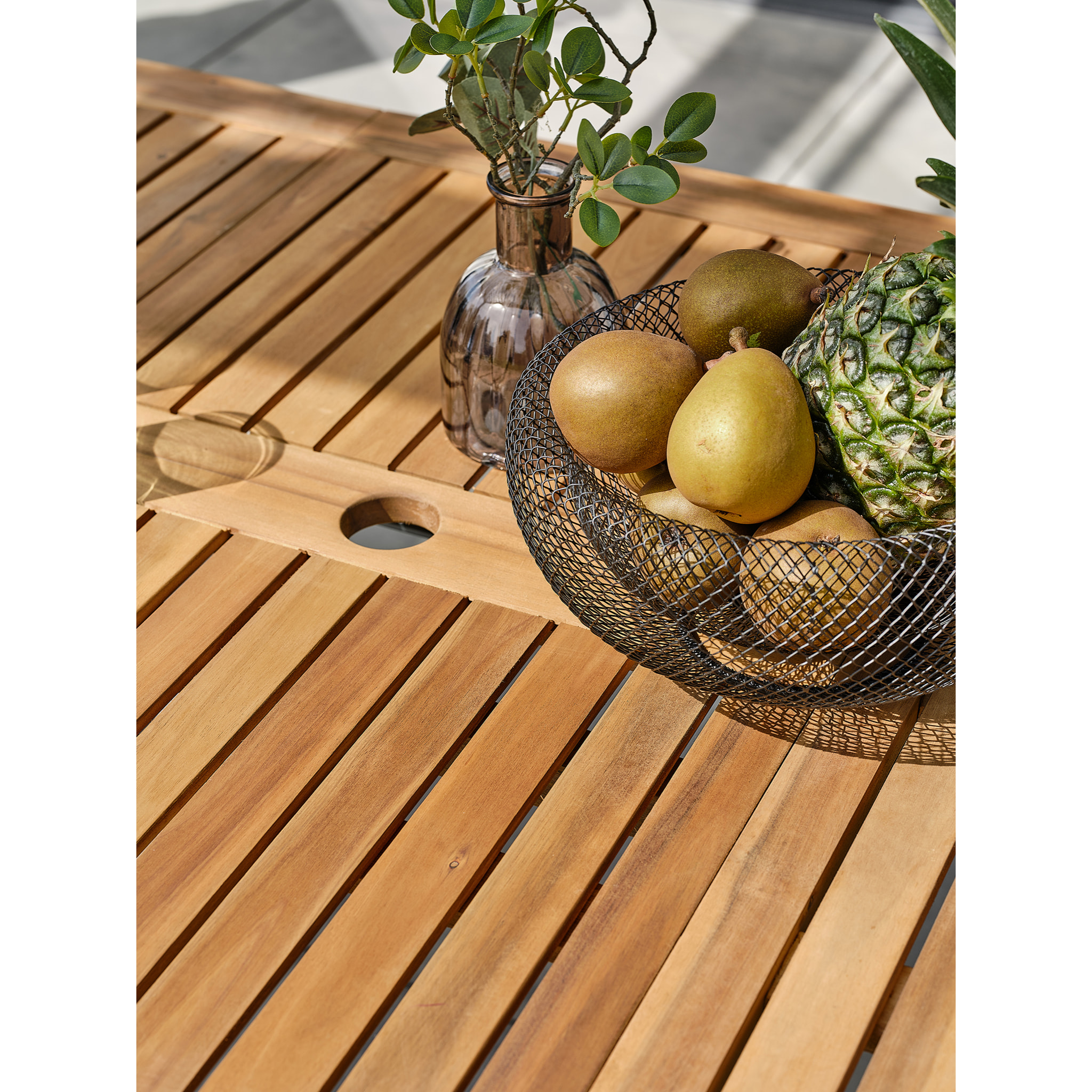 ORSINO - Ensemble repas de jardin 6 places - Acacia